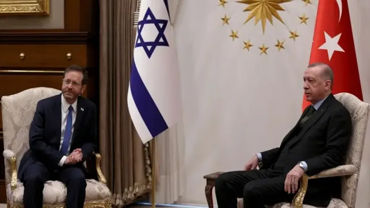İsrail Cumhurbaşkanı Herzog, Cumhurbaşkanı Erdoğan'ın Kurban Bayramı'nı telefonda kutladı