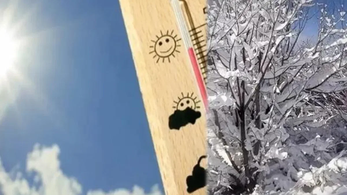 Türkiye’de iki mevsim bir arada! Batı’da güneş, Doğu’da kar