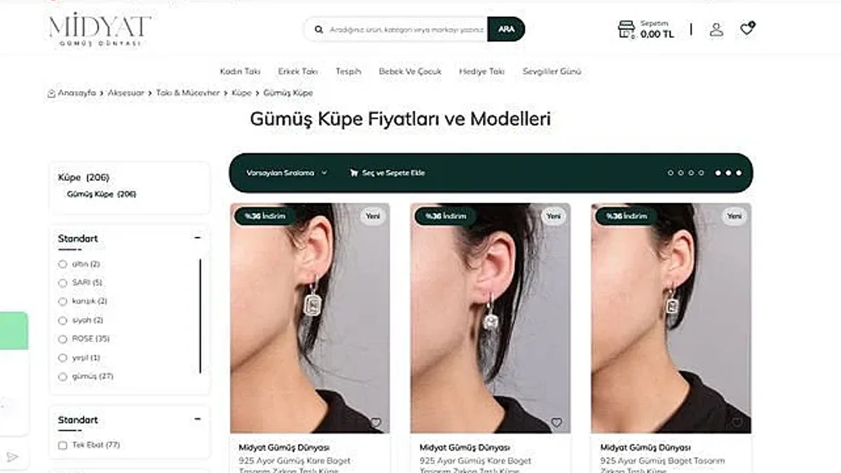 Gümüş Küpe ve Gümüş Kolye Modelleri 2025 Trendleri