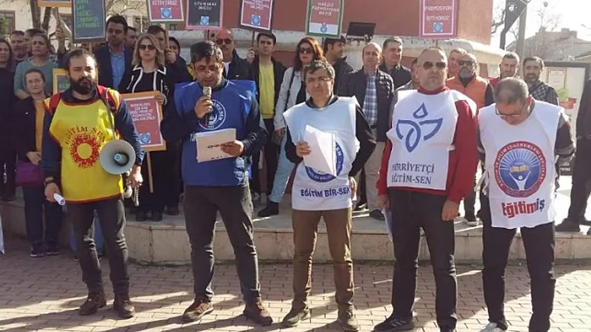 Bursa Yenişehir'de sendikalardan bankalara 'güncelleme' talebi
