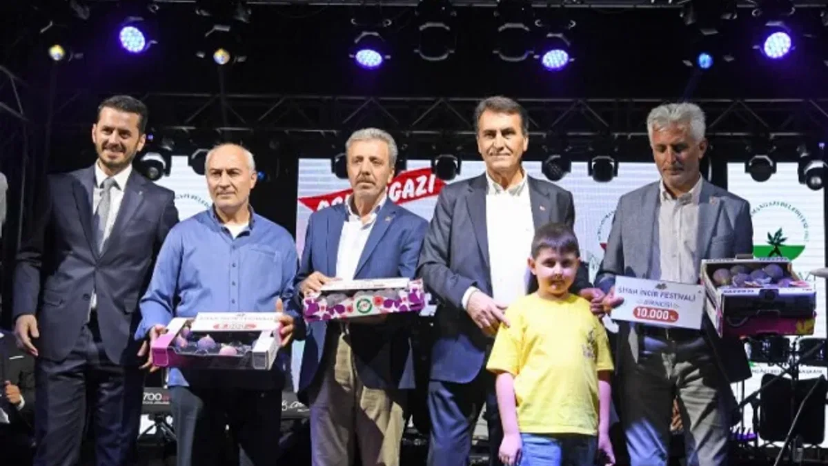 Bursa Osmangazi'de siyah incirler yarıştı