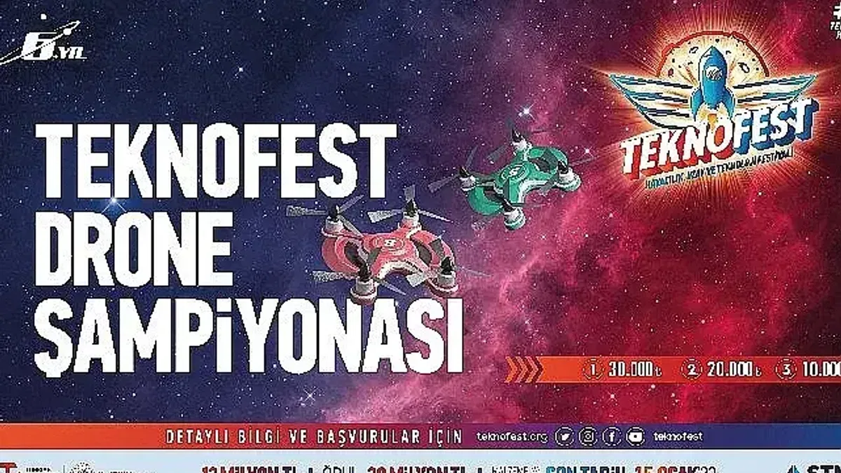 TEKNOFEST Drone Şampiyonalarına Başvurular Başladı