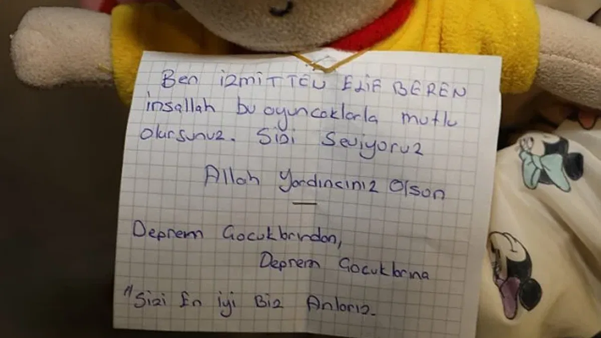Minik Elif duygulandırdı: "Sizi en iyi biz anlarız"