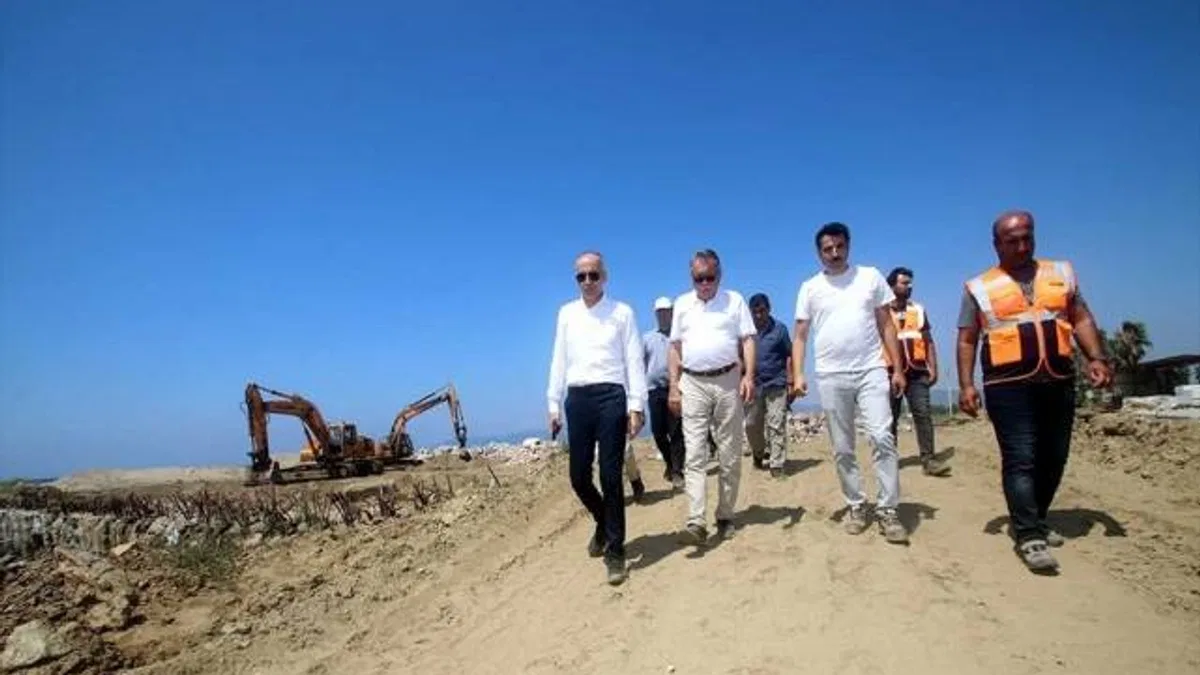 Efes Antik Kanal Projesi'nde çalışmalar sürüyor