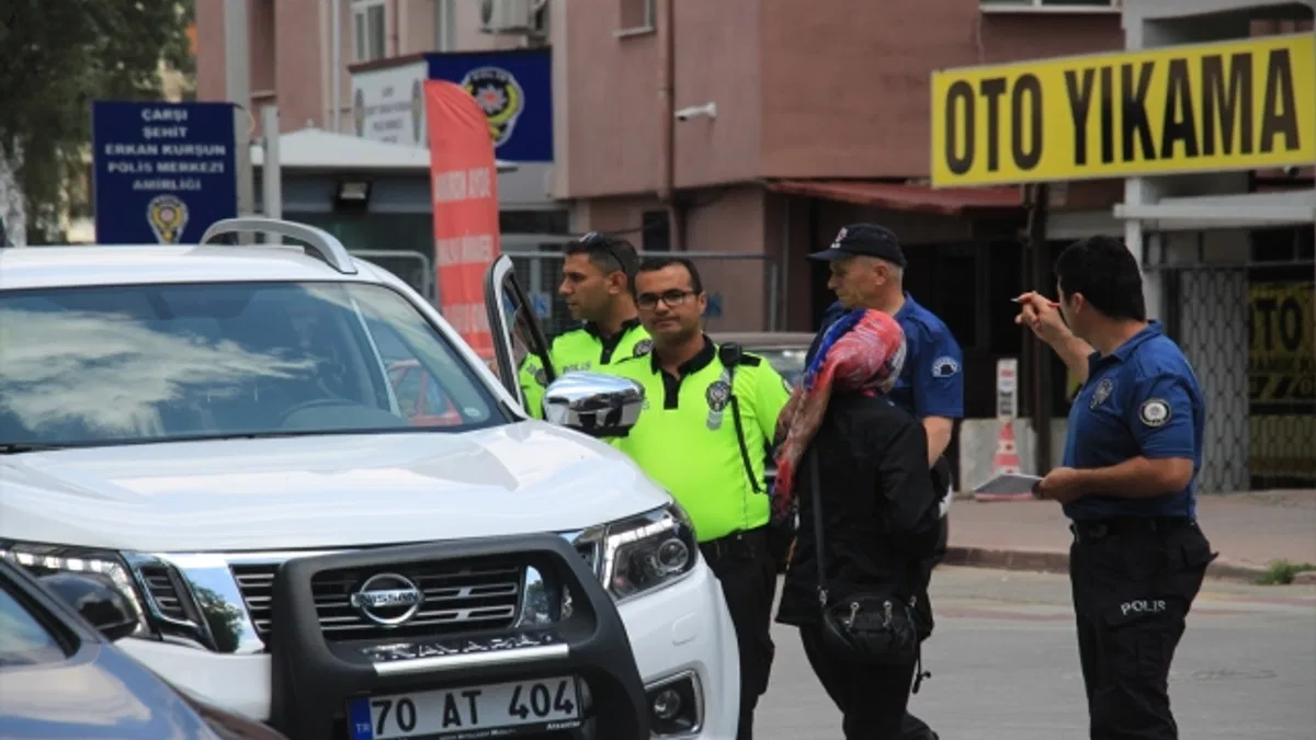 Karaman'daki trafik kazasında 2 kişi yaralandı