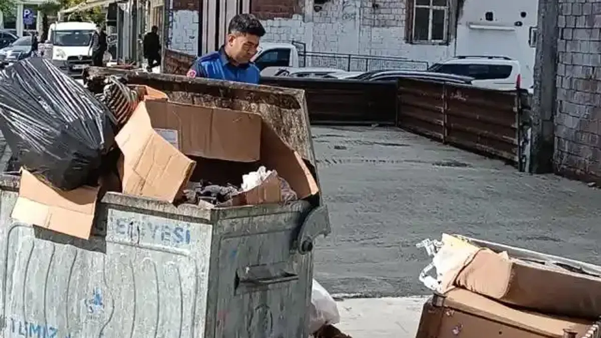 Düzce'de çevreyi kirletti... Kameralardan kaçamadı!