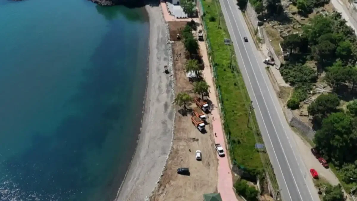 Ordu plajlarında yaz mesaisi