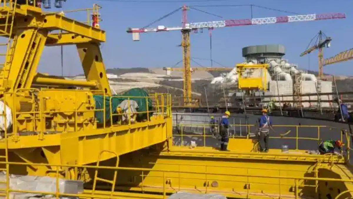 Akkuyu NGS’nin İkinci Güç Ünitesinde Kutup Vinci Kuruldu