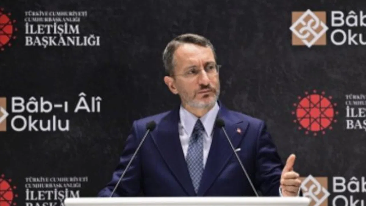 İletişim Başkanı Altun “Bâb-ı Âli Okulu” programının açılışında konuştu