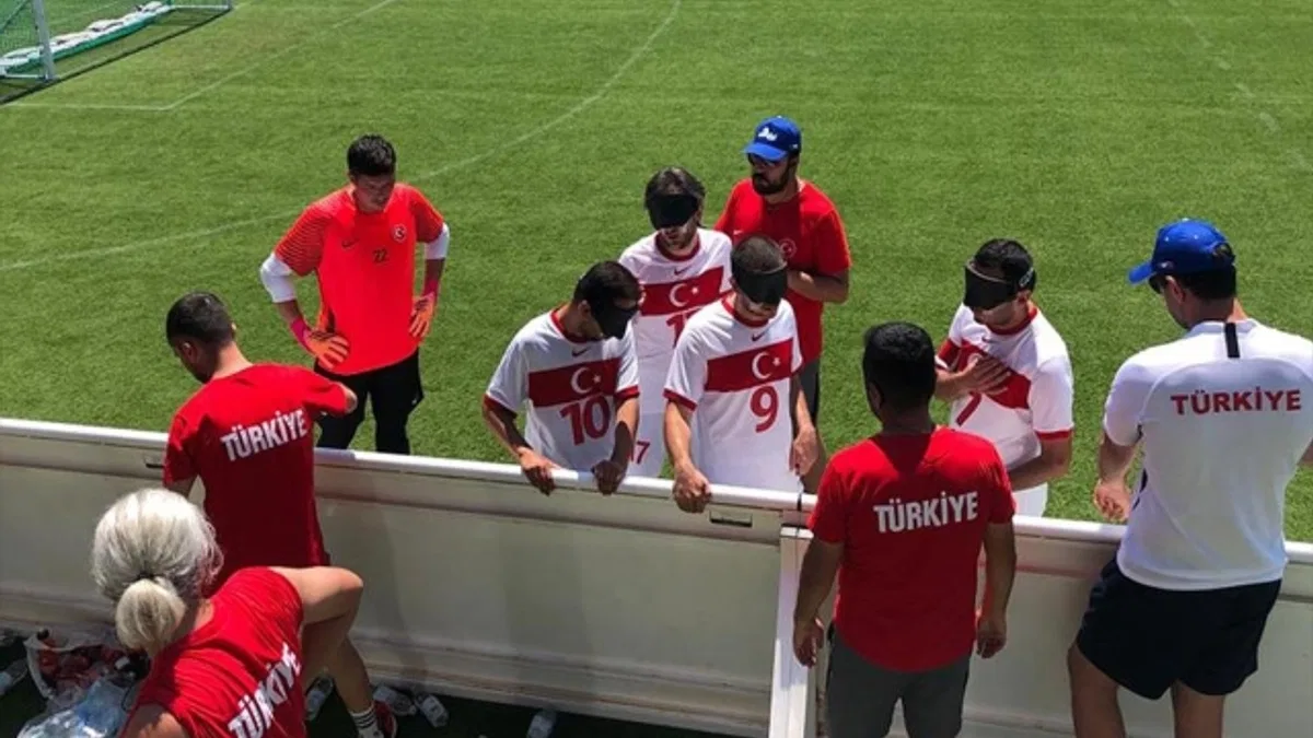 Sesi Görenler Milli Takımı Avrupa Futbol Şampiyonası'nda finale yükseldi