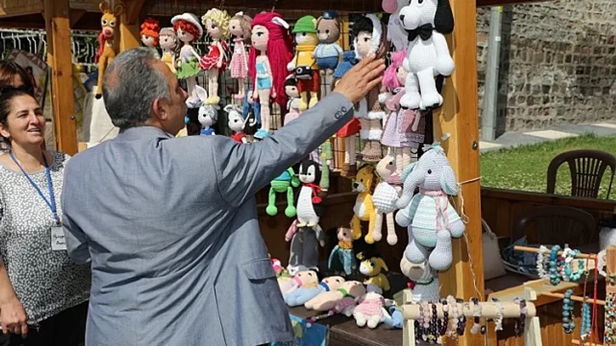 Kayseri Talas'ta Maharetli Eller'de 1 yıl heyecanı