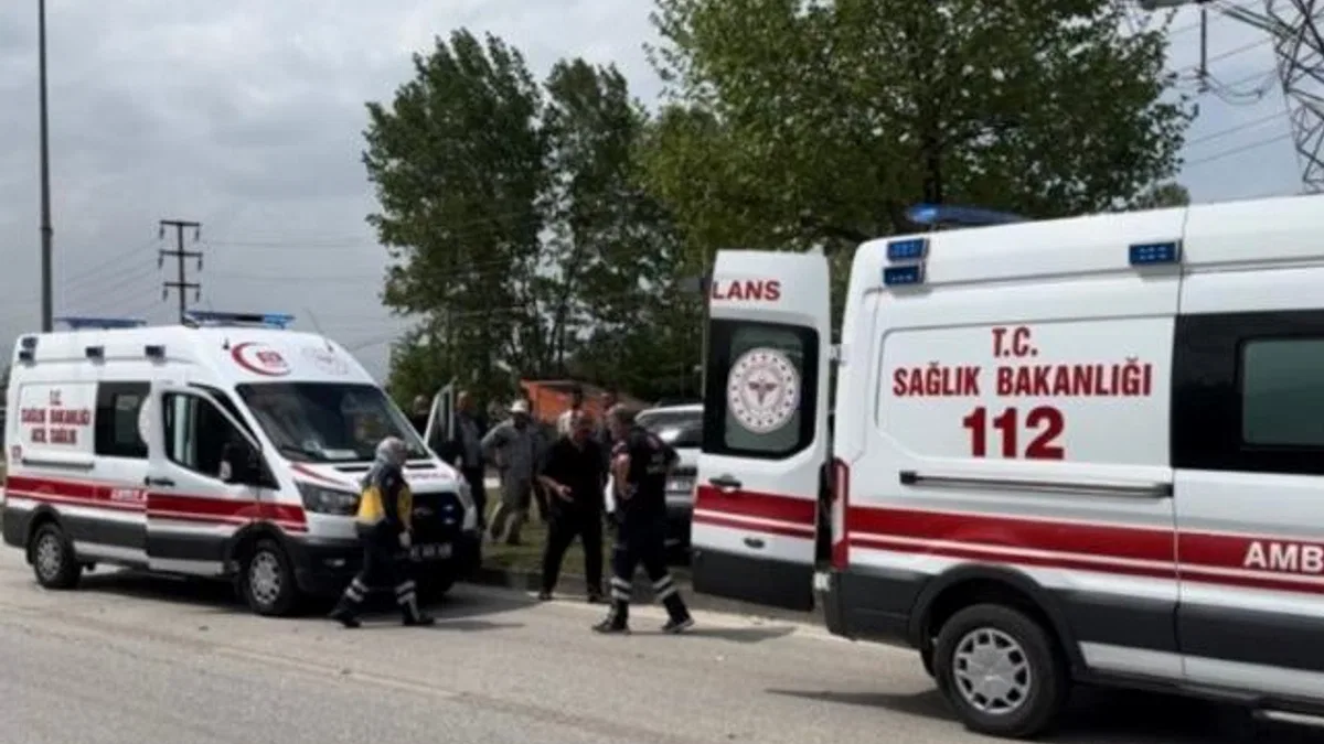 Düzce'de trafik kazası 3 yaralı