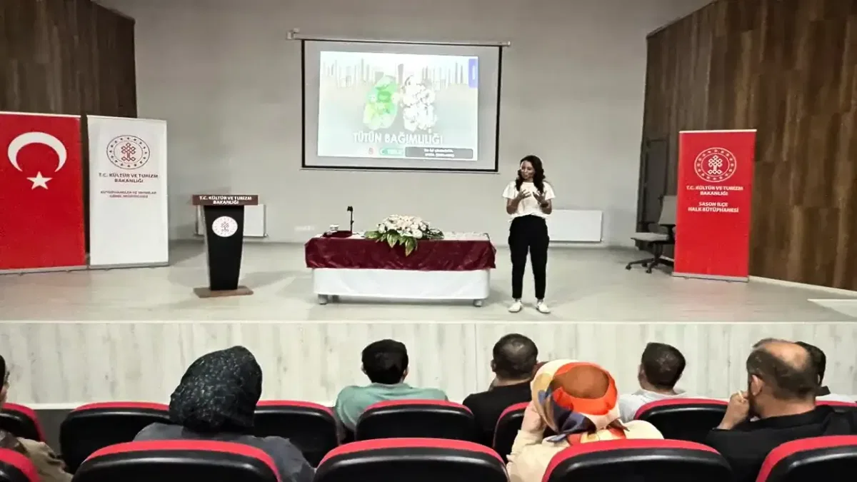 Batman Sason'da personele bağımlılıkla mücadele eğitimi