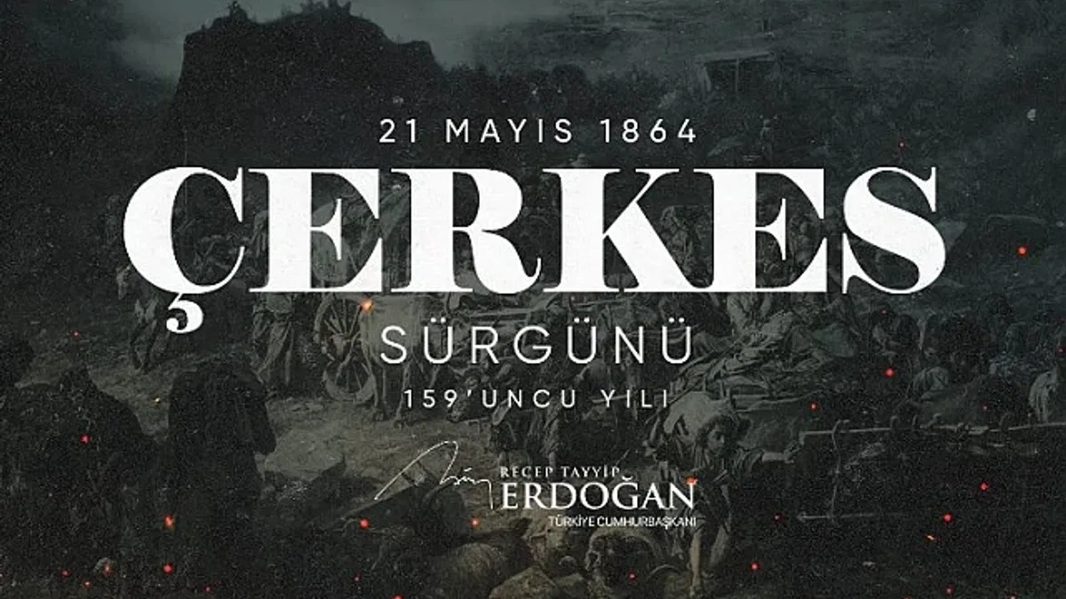 Cumhurbaşkanı Erdoğan'dan 'Çerkes Sürgünü' paylaşımı
