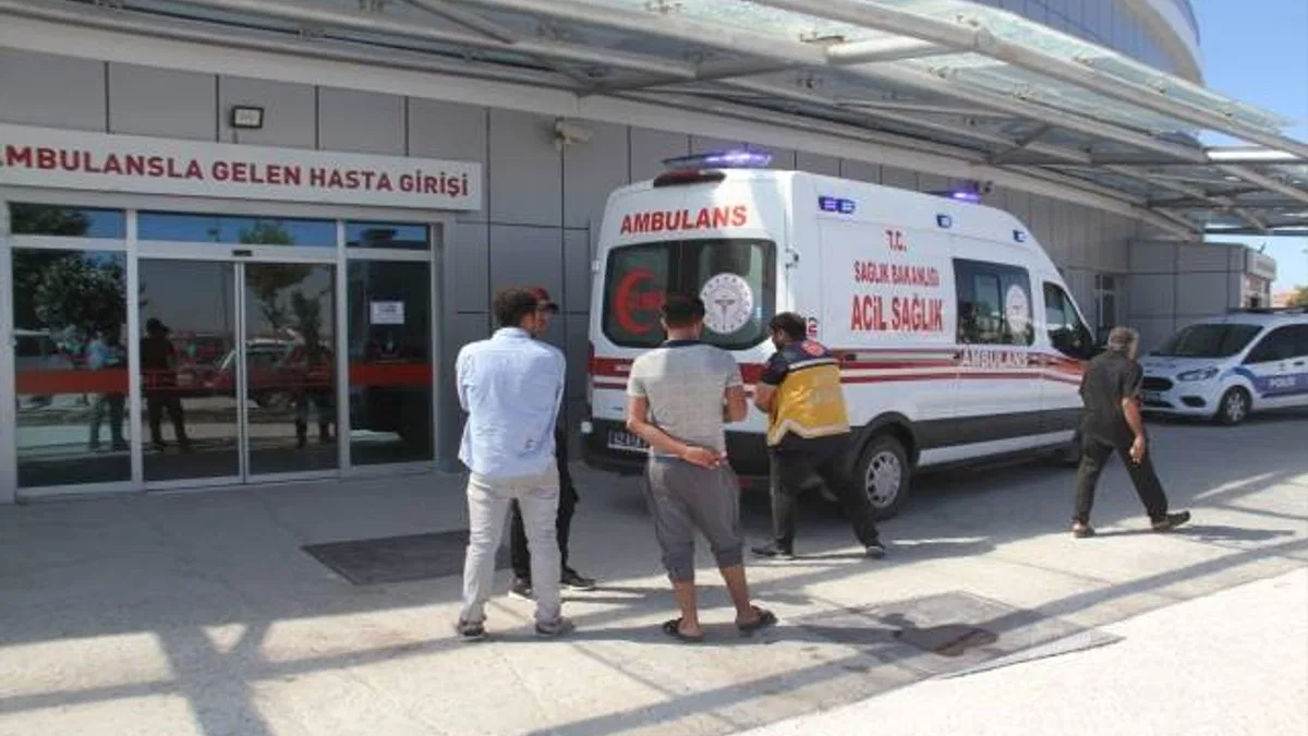 Konya'da balkondan düşen bebek yaralandı