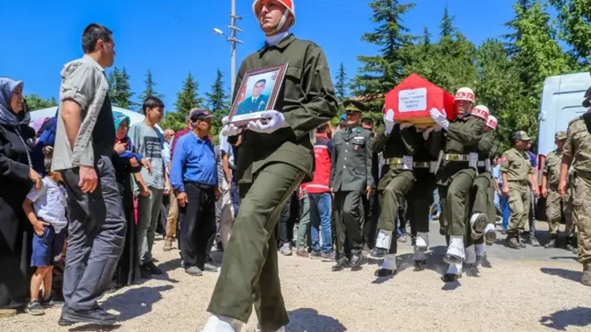Şehit Piyade Uzman Çavuş Yıldırım, Kahramanmaraş'ta son yolculuğuna uğurlandı