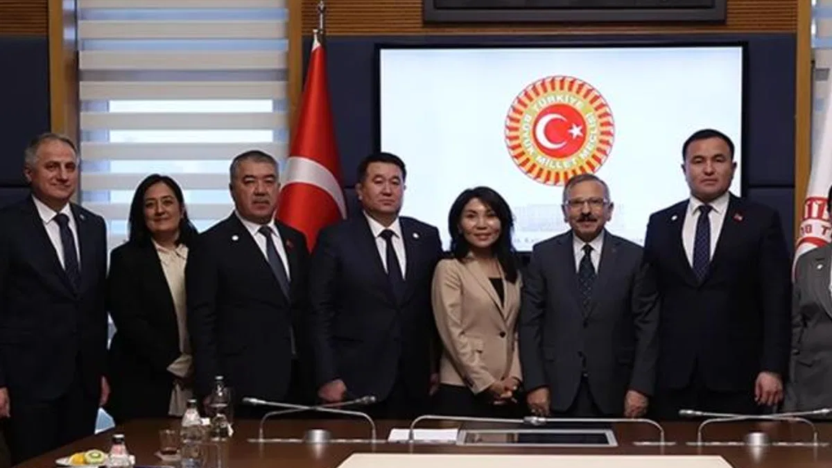 Türkiye ile Kırgızistan dostluk grupları TBMM'de görüştü