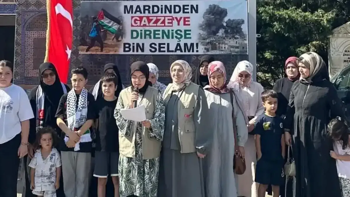 Gazze'deki eğitim mücadelesi Mardin'de gündeme taşındı