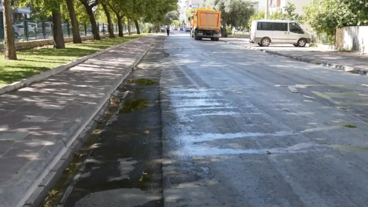 Muğla Milas’ta Ahmet Yesevi Caddesi yenileniyor