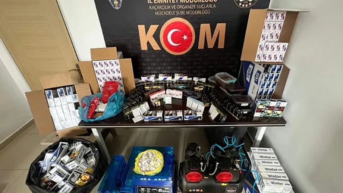Bingöl'de kaçak tütün ele geçirildi