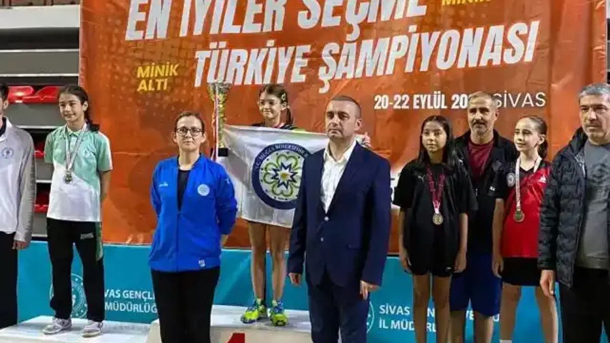 Muğlalı sporcu masa tenisinde Türkiye Şampiyonu oldu