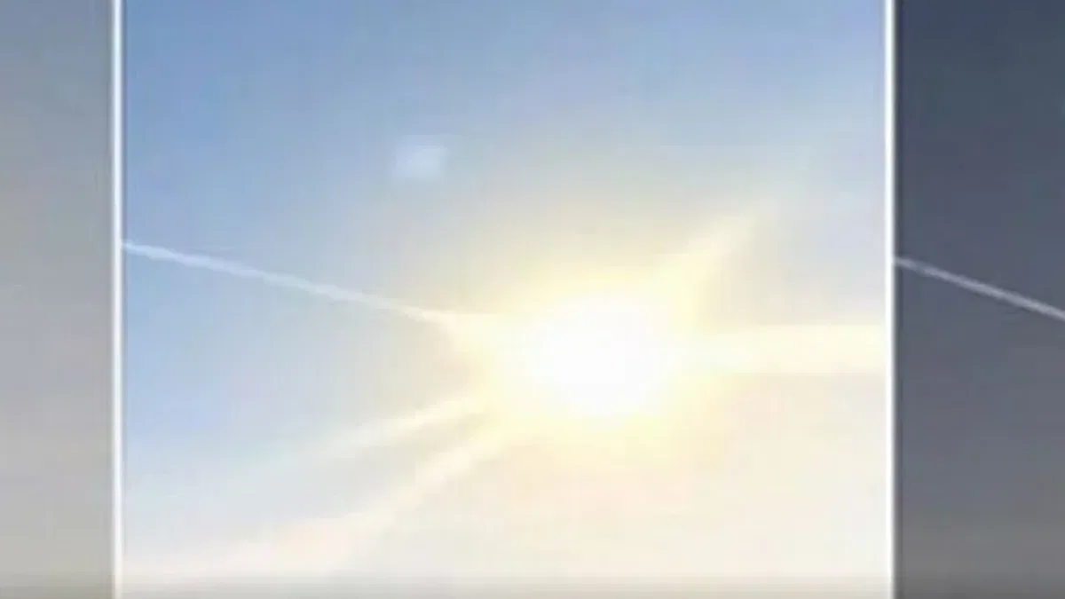 Oklahoma'ya meteor düştü!