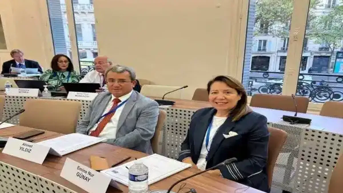 AK Parti'li Günay, Paris'te AKPM Siyasi İşler ve Demokrasi Komisyon Toplantısı'na katıldı