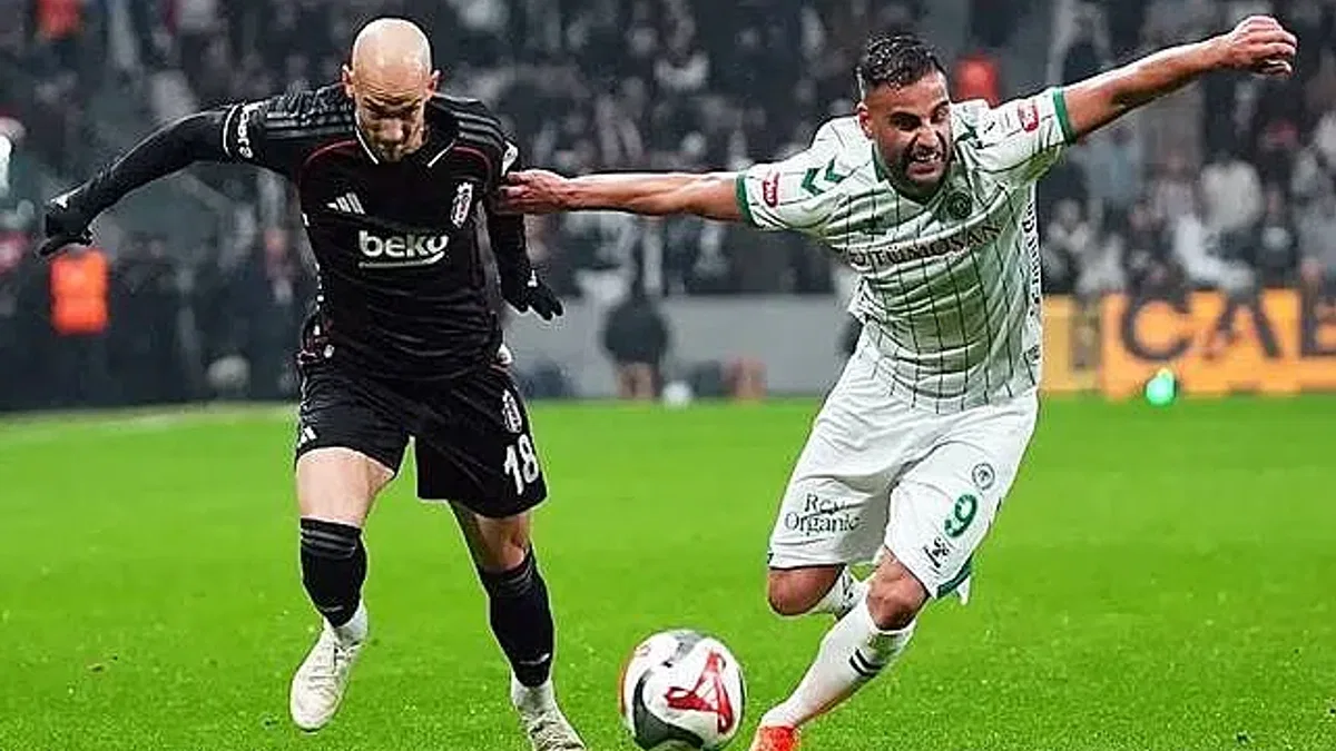 Beşiktaş 2-1 Tümosan Konyaspor (Maç Sonucu)
