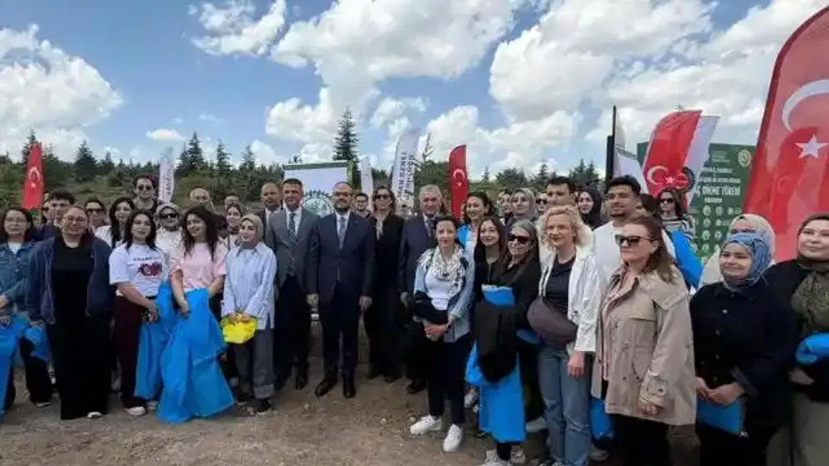 Ankara’da medya emekçileri hatıra ormanı oluşturuldu