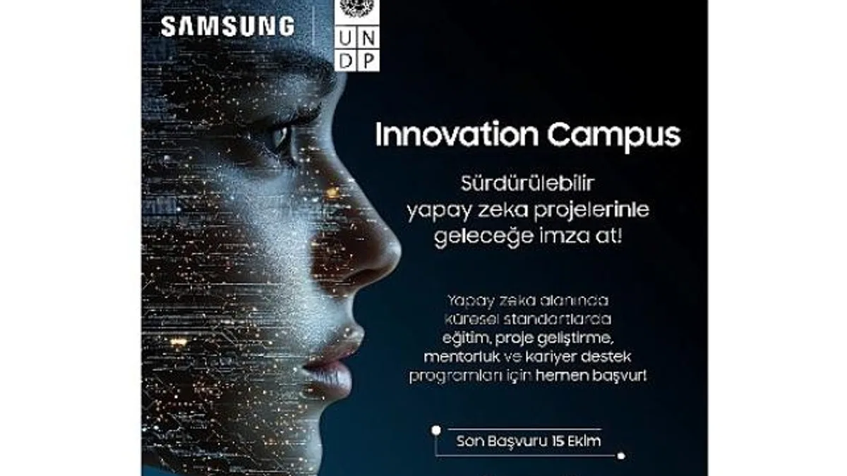 Samsung ve UNDP, Innovation Campus yapay zekâ eğitimi için gençlerin başvurularını bekliyor