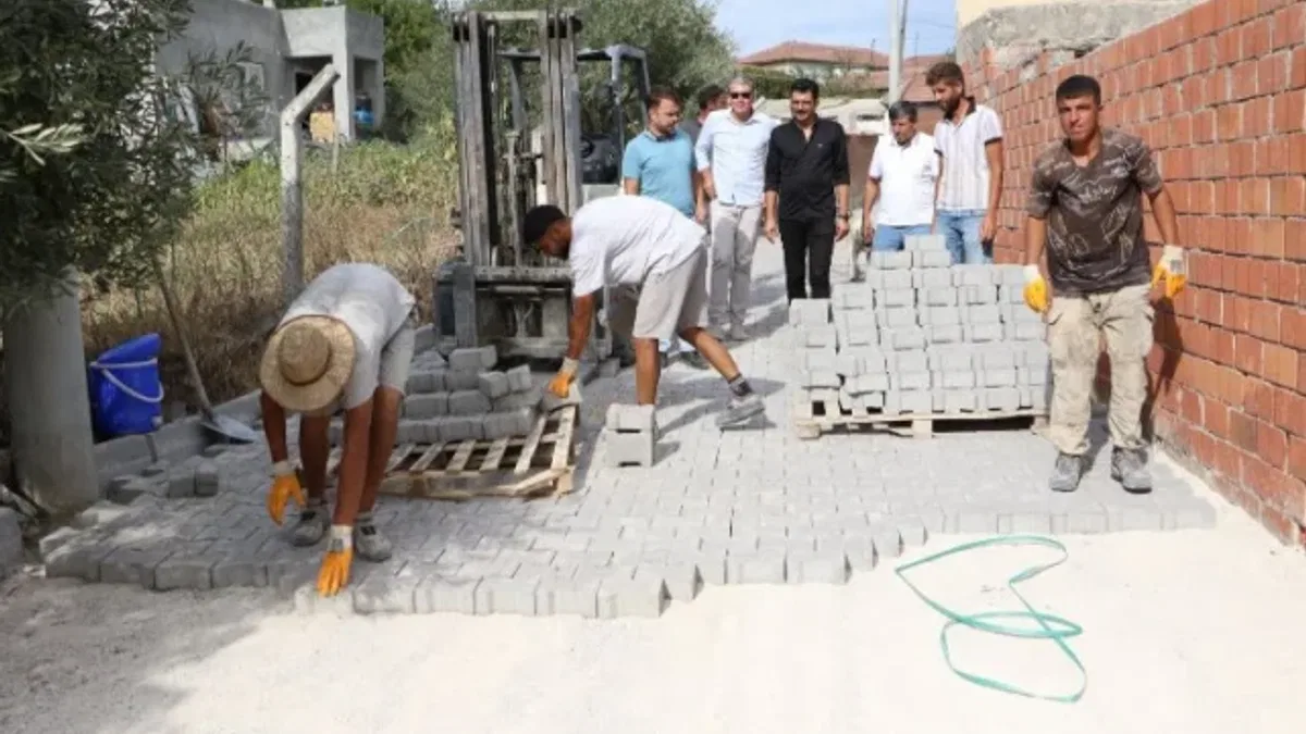 Manisa Saruhanlı'da 17 milyonluk yatırımda sona doğru
