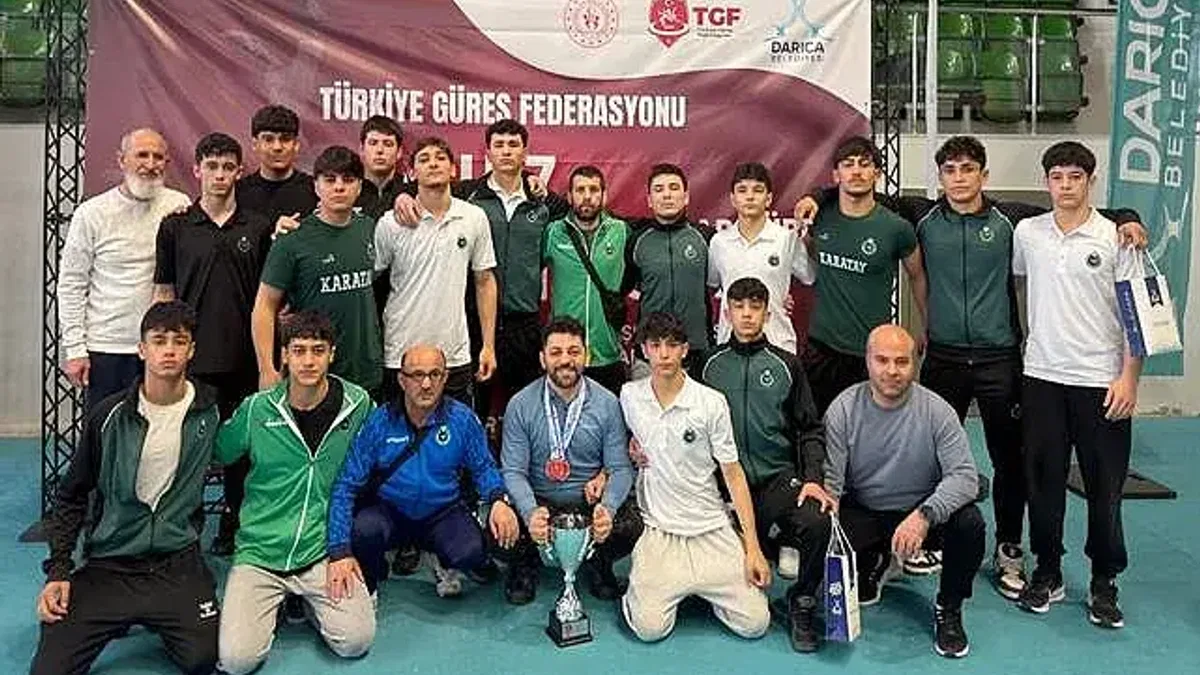 Karatay Belediyespor'dan güreşte Türkiye Şampiyonluğu