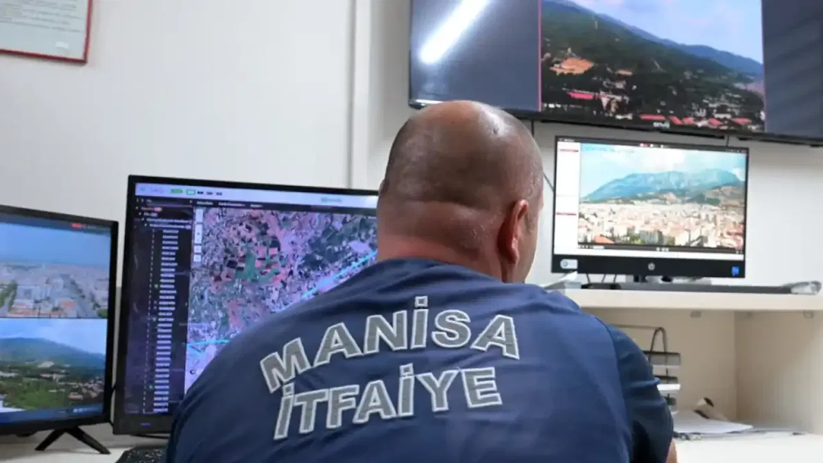 Manisa Büyükşehir’den yangınla mücadelede teknoloji hamlesi
