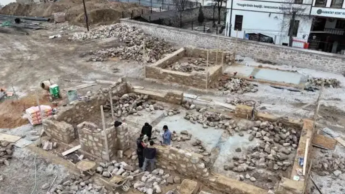 Karatay'da 6 tescilli tarihi yapı yeniden ihya ediliyor