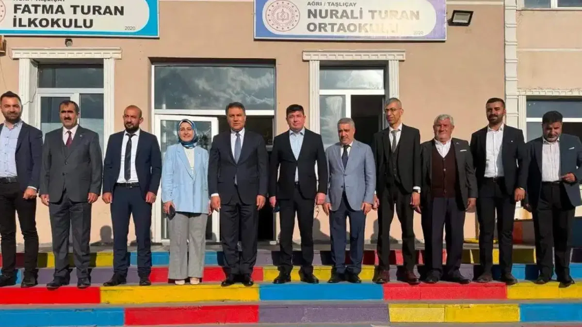 Ağrı'da hayırsever iş insanından Taşlıçay Belediyesi'ne ziyaret