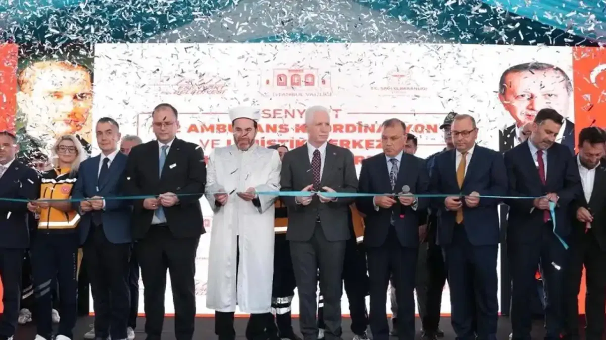 112 Esenyurt Ambulans Koordinasyon ve Lojistik Merkezi hizmete girdi