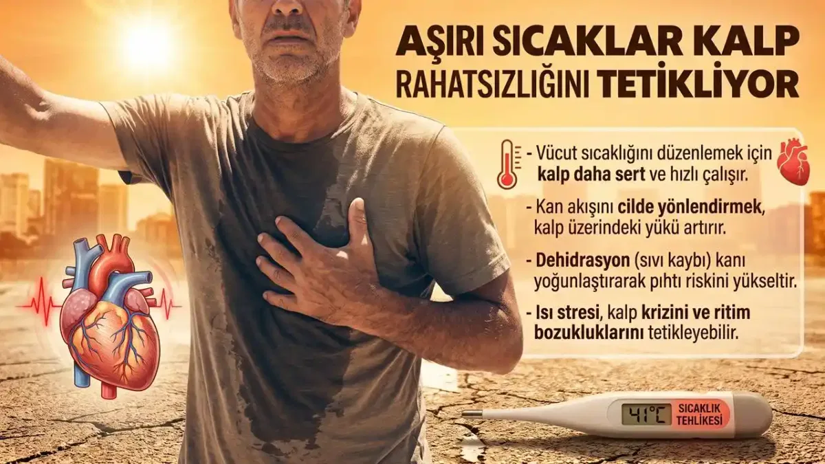 Aşırı sıcaklar kalbi vuruyor!