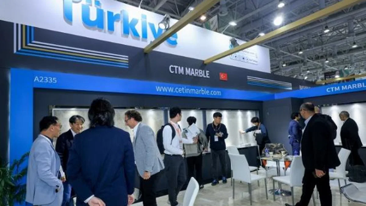 Doğal taş ihracatçılarının Xiamen fuarı başarılı geçti