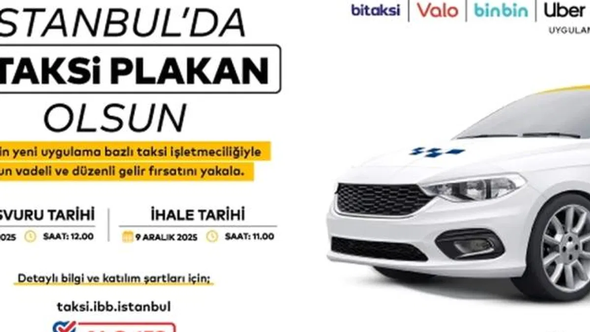 Uygulama Bazlı Taksi İçin Yeni İhale 9 Aralık’ta