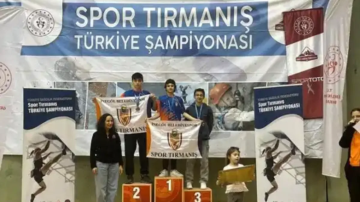 Minik sporcular İnegöl’ü gururlandırdı