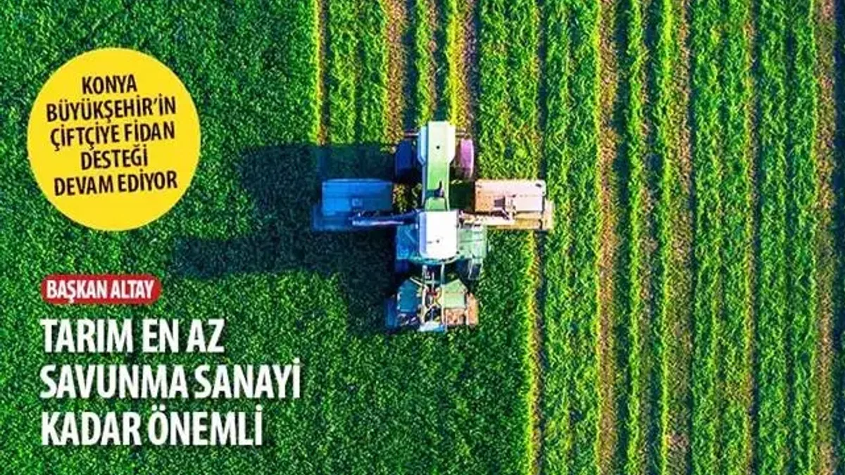 Üreticiye 55 Milyon Liralık fidan desteği