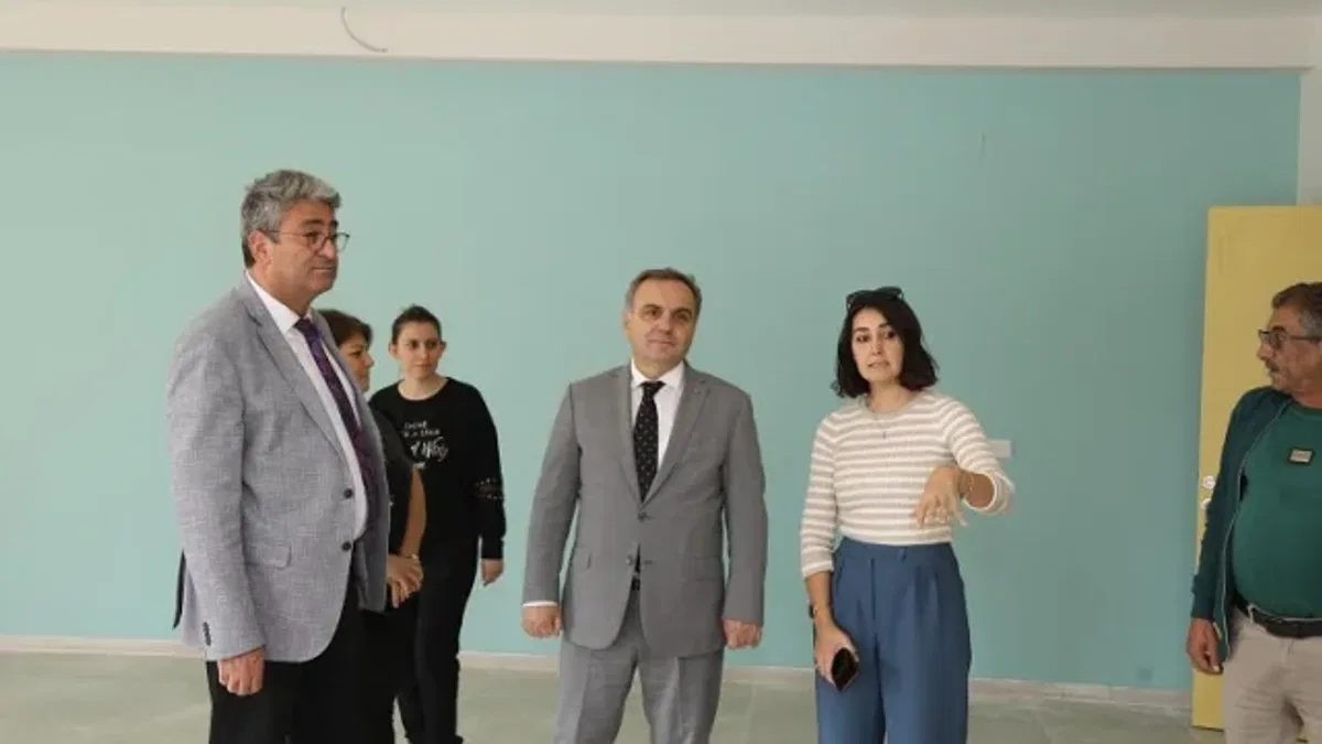 ERÜ Rektörü'nden Çocuk Eğitim Merkezi'ne yakın takip