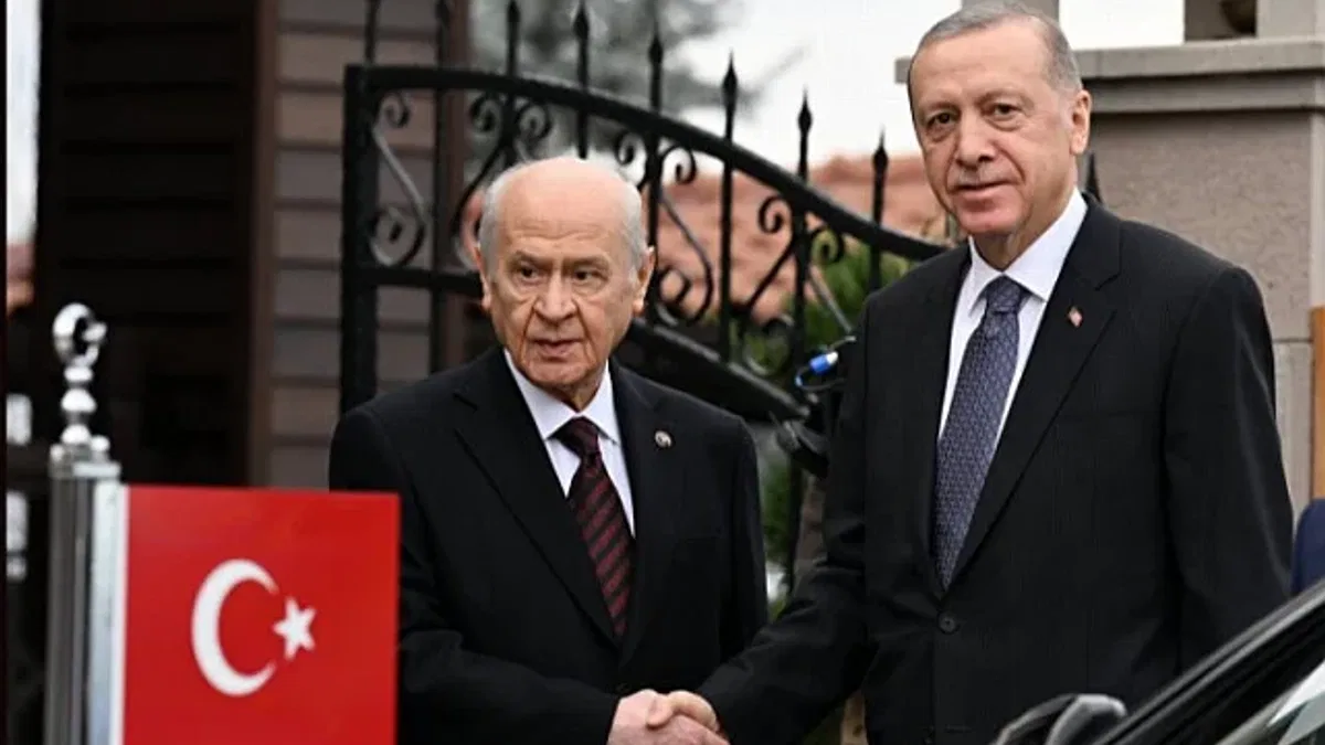 Yılın ilk görüşmesinde Erdoğan-Bahçeli bir araya geldi