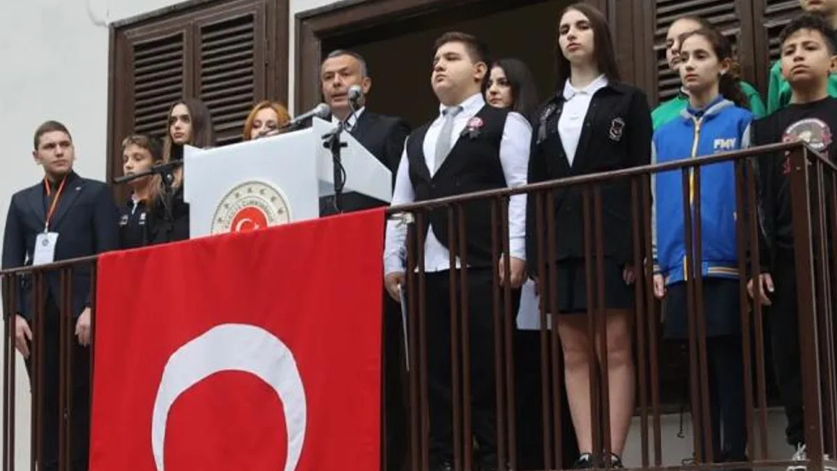 Atatürk Selanik'te doğduğu evde anıldı