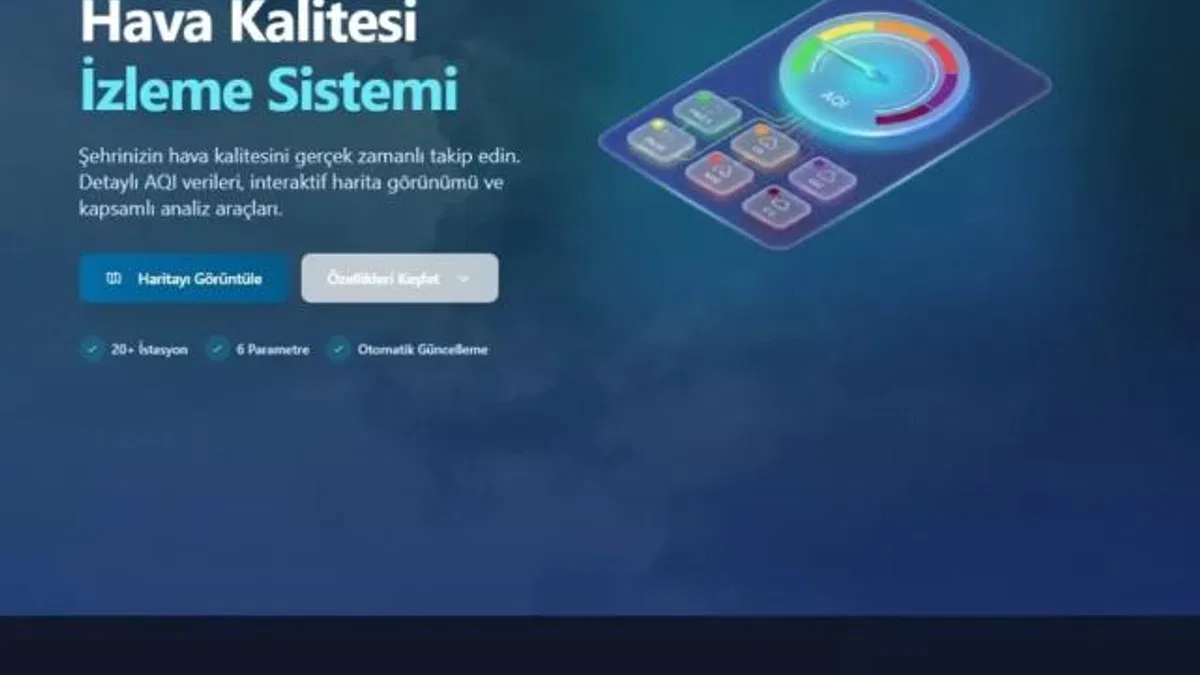 Manisa'nın Nefesi Artık Akıllı Sistemle Anlık İzleniyor!