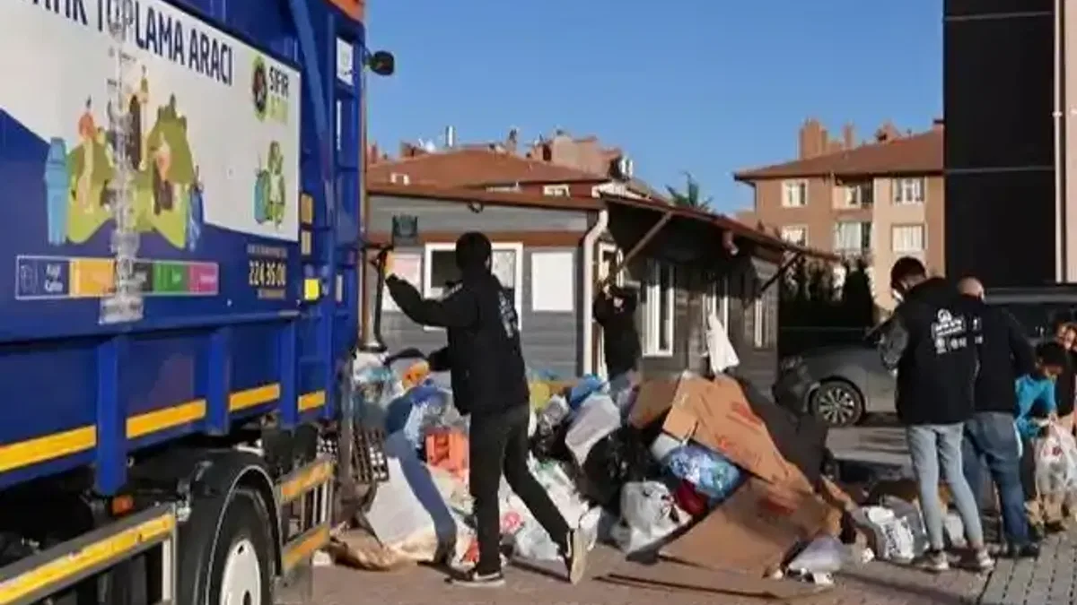 Konya Selçuklu'da okullar sıfır atık için yarıştı... 222 bin kilo atık toplandı