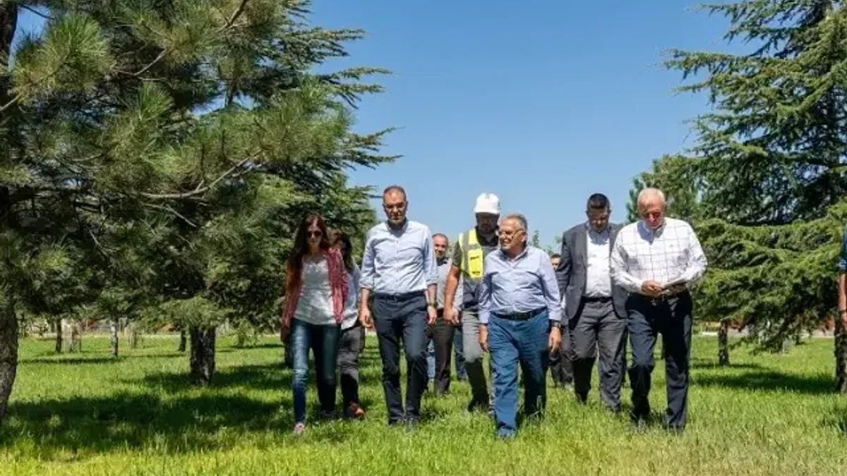 Recep Tayyip Erdoğan Millet Bahçesi'ne yakın takip