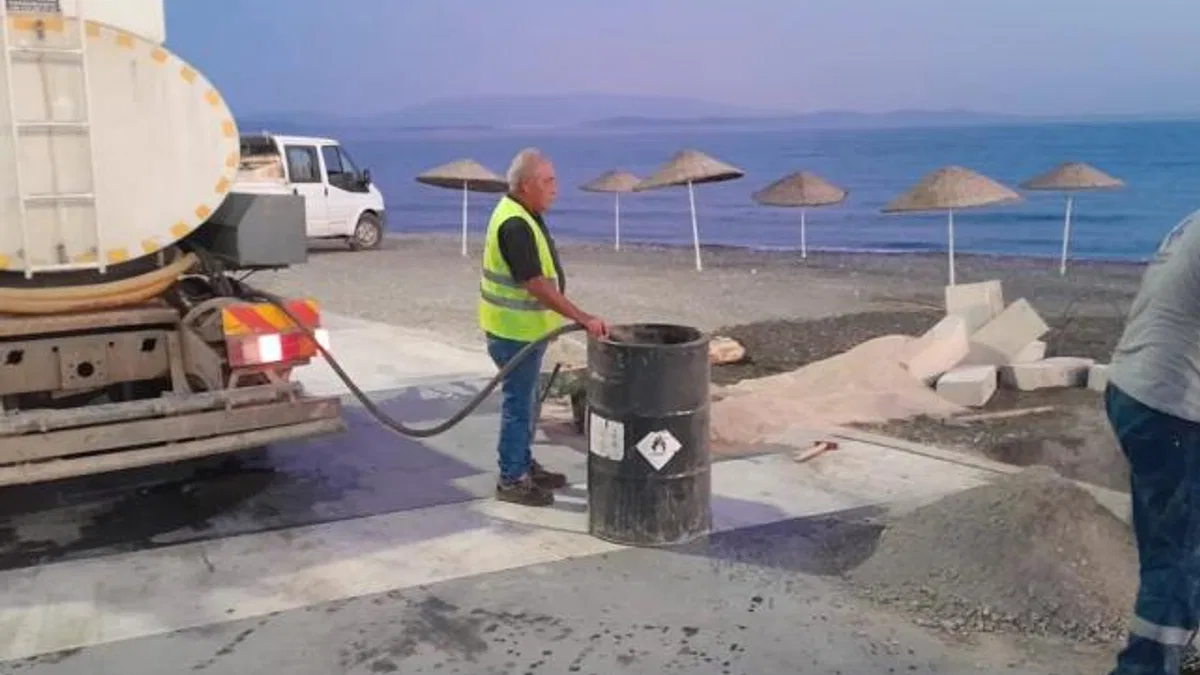 İzmir Güzelbahçe’de ‘sıcak hava’ düzenlemesi