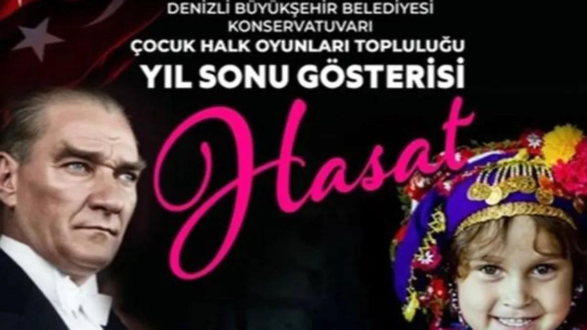 Denizli'de minik yıldızlar sahneye çıkıyor