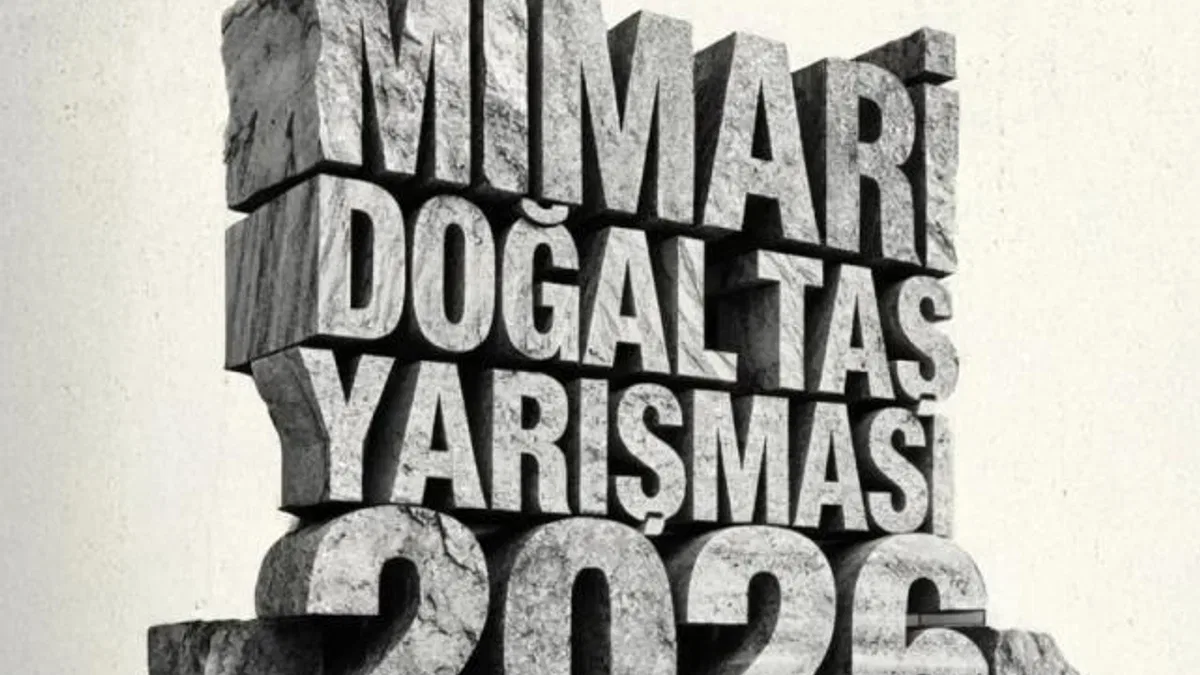 13. Mimari Doğal Taş Yarışması Başvurulara Açıldı!